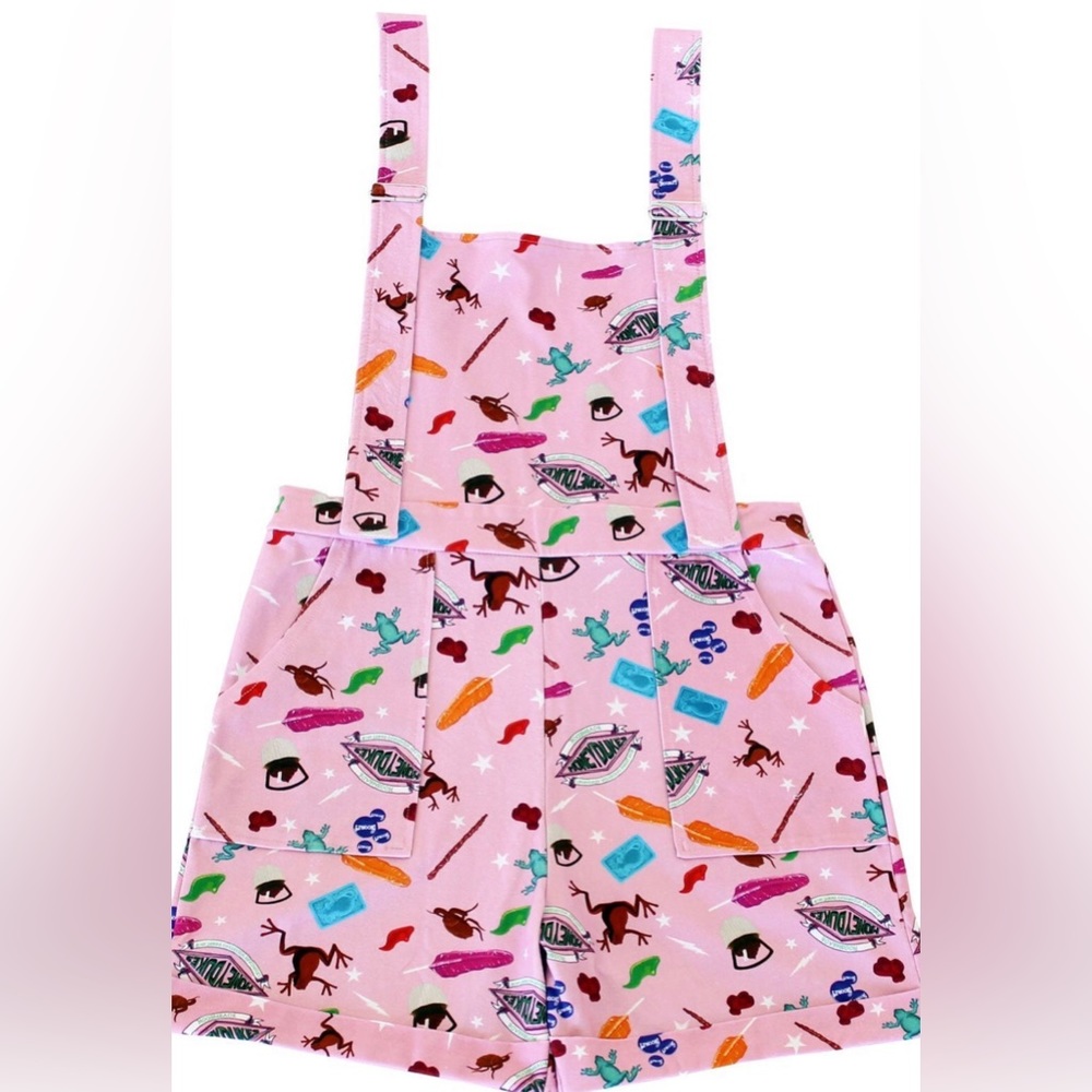 NWT cakeworthy Honeydukes shortalls